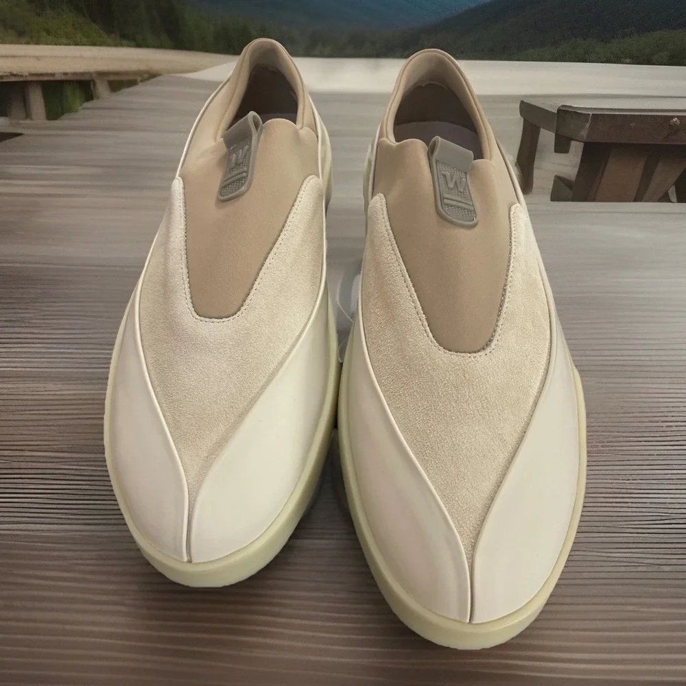 New Wolf & Shepherd Cruise Shoe‎ Slipper Unisex M11-W12.5 Tre Gray Slip-On Money